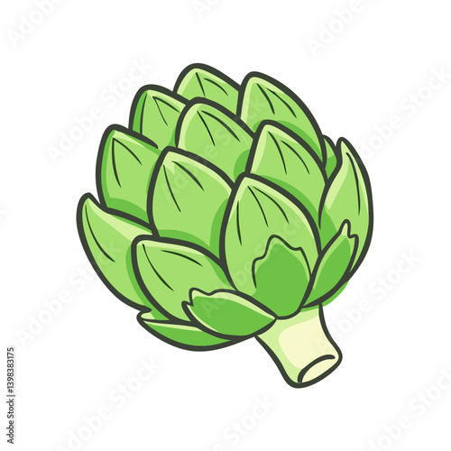 artichoke icon, artichoke vector illustration-simple illustration of artichoke, perfect for artichoke logos and icons