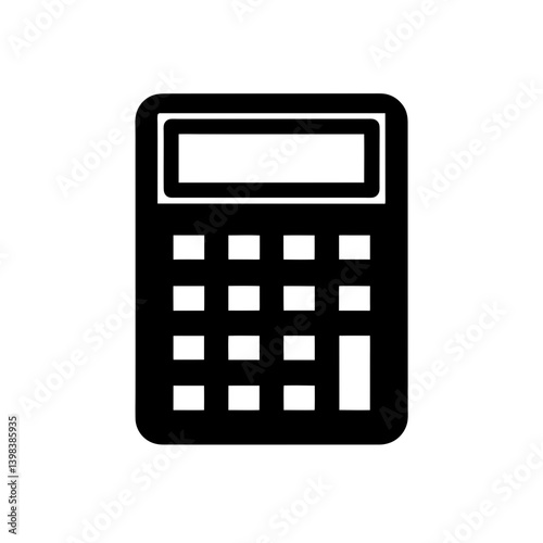 Math Calculator Icon Finance Tool Symbol