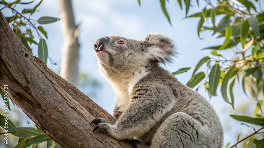 Naklejka premium koala in tree