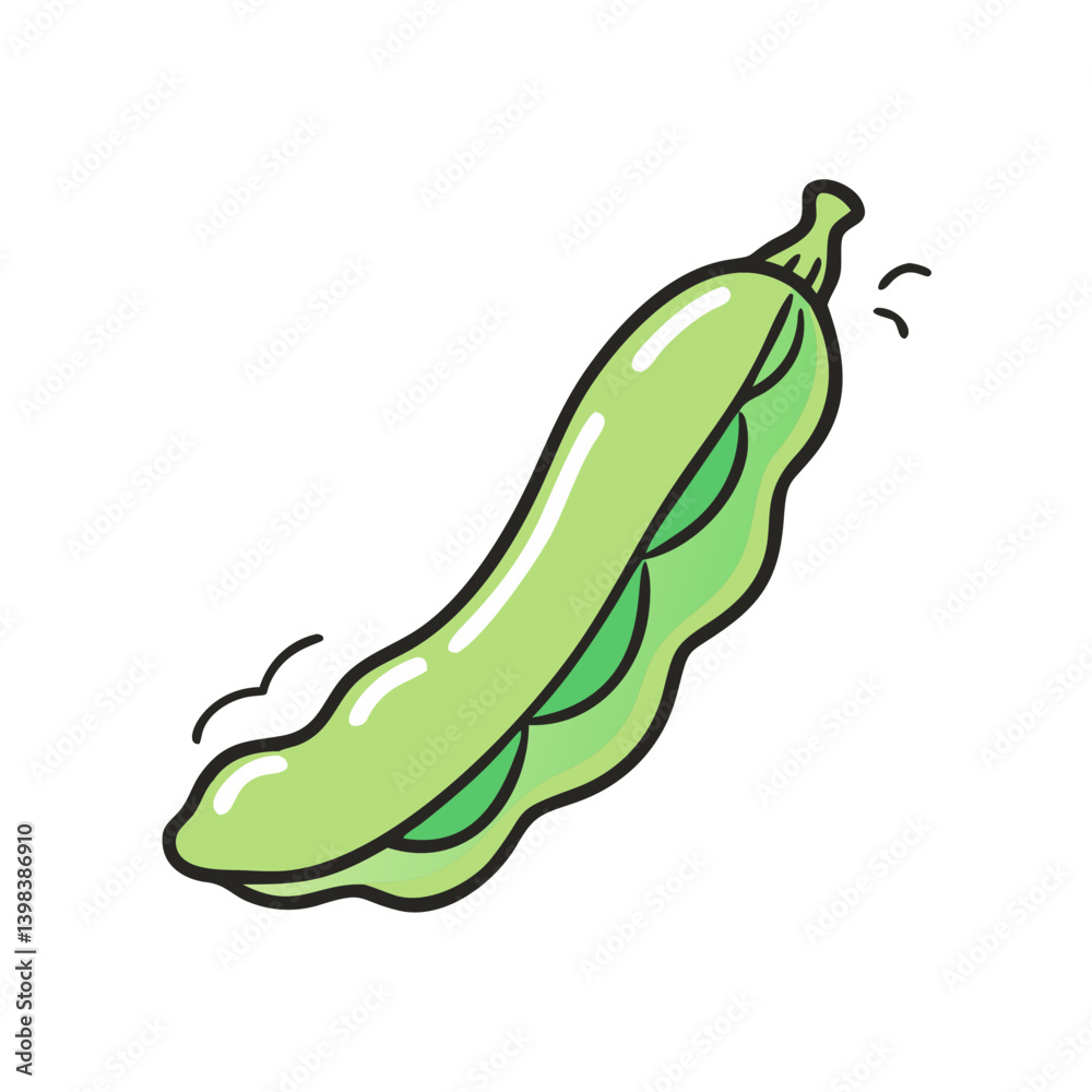 green bean icon, green bean vector illustration-simple illustration of green bean, perfect for green bean logos and icons green bean icon, green bean vector illustration-simple illustration of green bean, perfect for green bean logos and icons