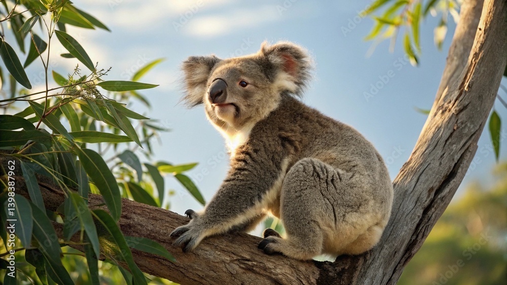 Fototapeta premium koala in tree