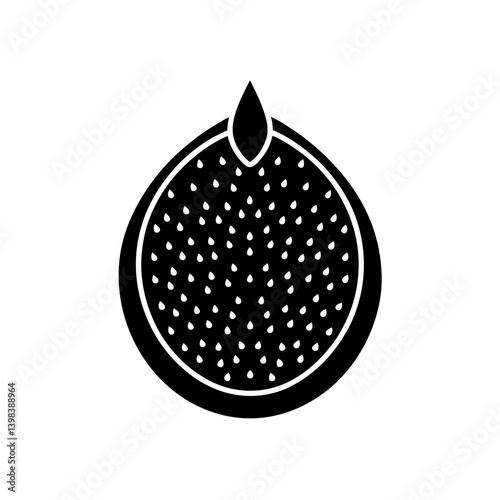 Healthy Chia Seeds Icon Organic Food Symbol