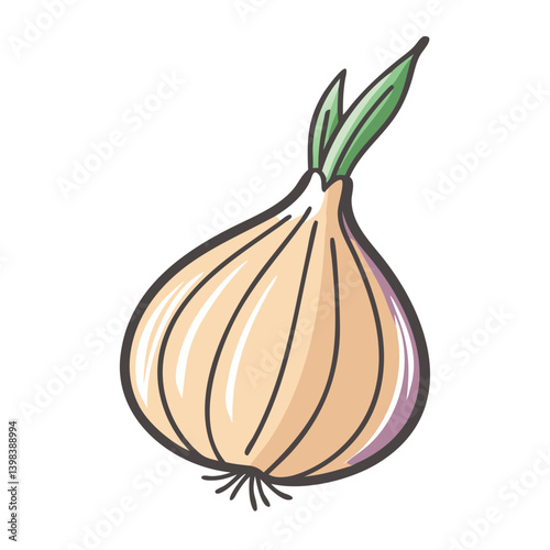 onion icon, onion vector illustration-simple illustration of onion, perfect for onion logos and icons