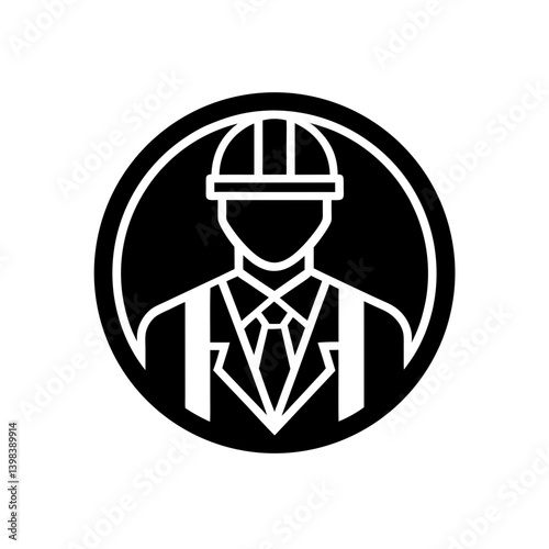 Professional Civil Engineer Icon Construction Symbol