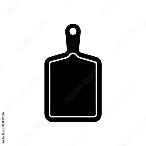Kitchen Cutting Board Icon Food Preparation Tool