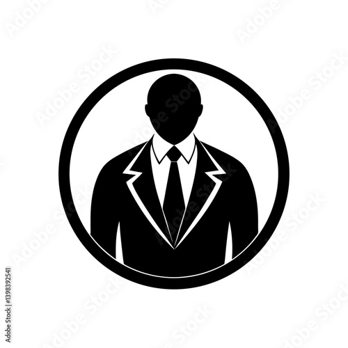 Professional Executive Icon Business Leader Symbol