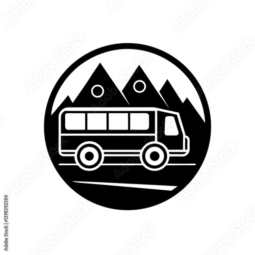 Educational Field Trip Icon School Excursion Symbol