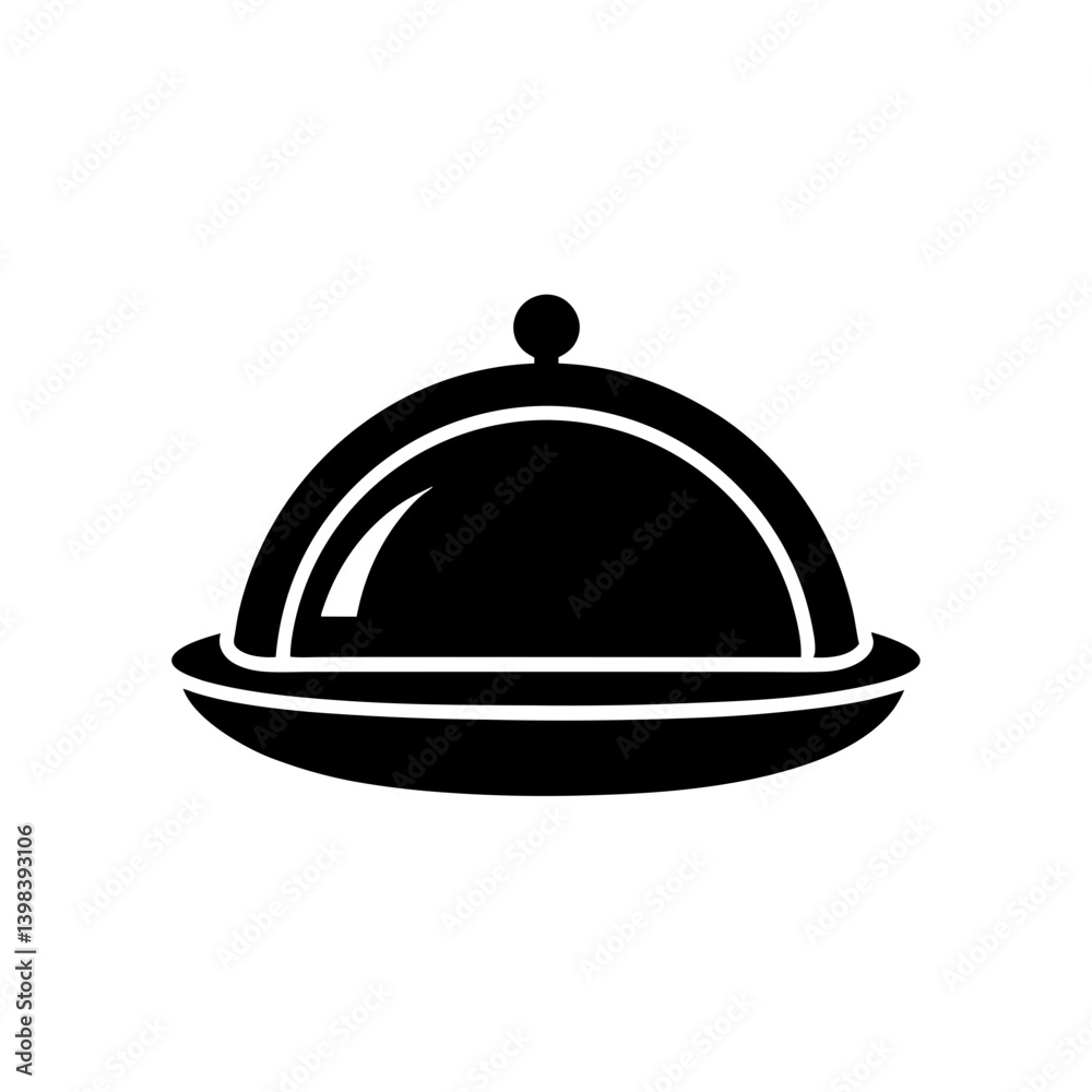 Fototapeta premium Delicious Food Platter Icon Assorted Meal Symbol
