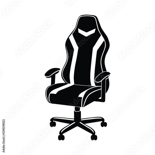 Gaming Chair on a White Background