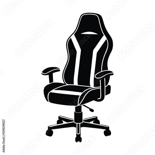 Gaming Chair on a White Background