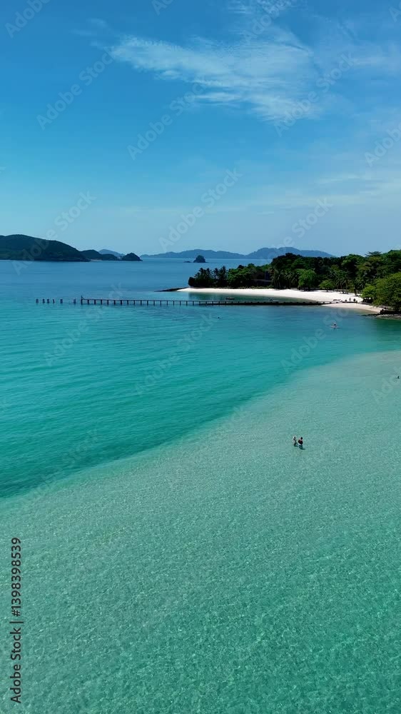Explore the stunning turquoise waters and serene beaches of Koh Mak and Koh Kham Island in Thailand Explore the stunning turquoise waters and serene beaches of Koh Mak and Koh Kham Island in Thailand