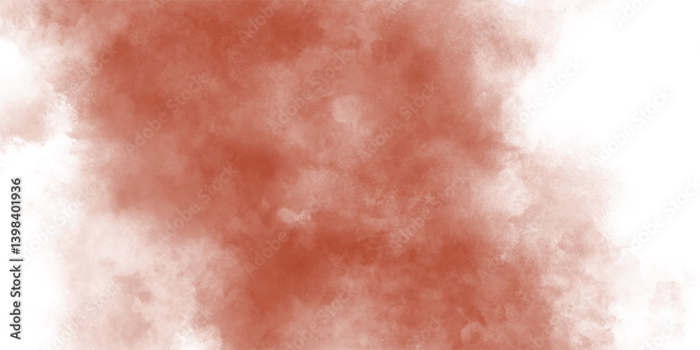 Fototapeta premium Floating Red Fog in an Abstract Studio Atmosphere