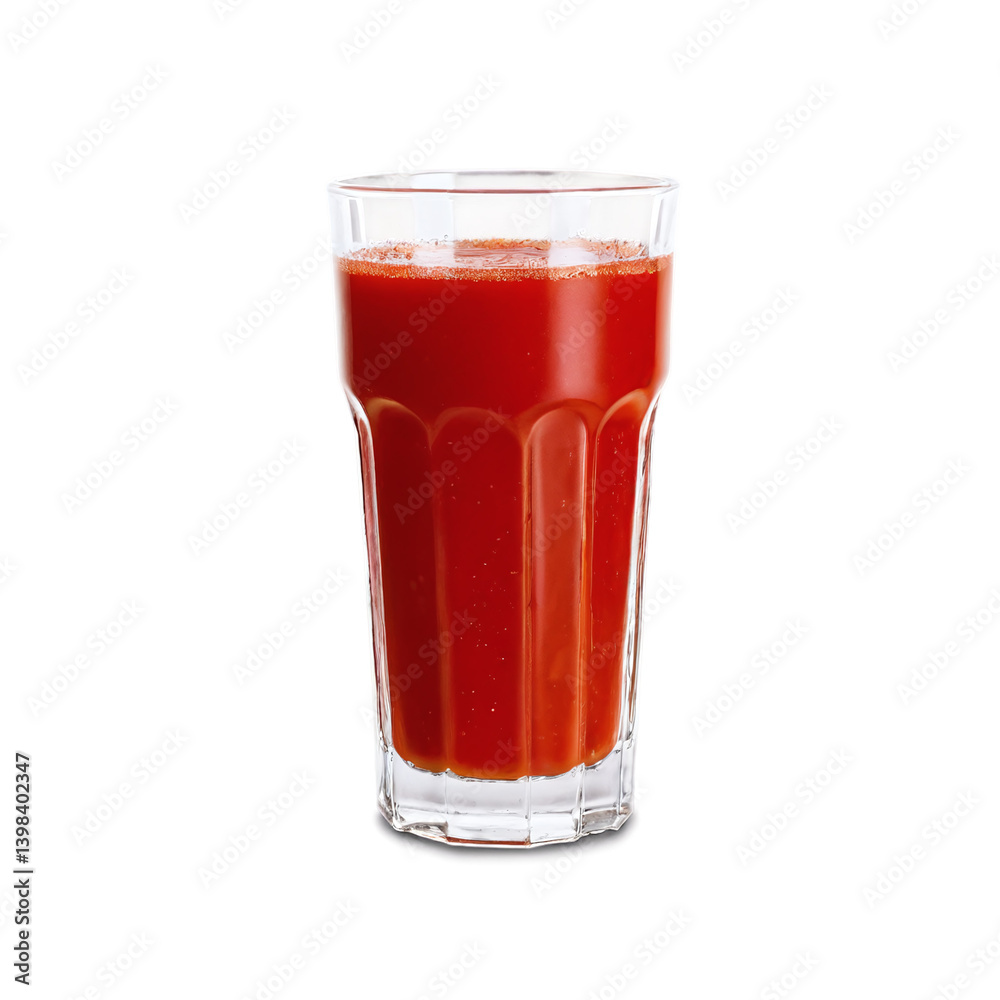glass of red tomato juice isolated on transparent background glass of red tomato juice isolated on transparent background