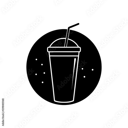 Healthy Green Smoothie Icon Fresh Vegetable Drink Symbol