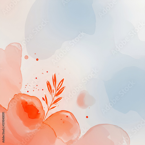 Colorful, watercolor, nature, background, wallpaper,