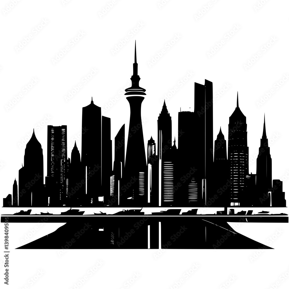 Obraz premium new york skyline