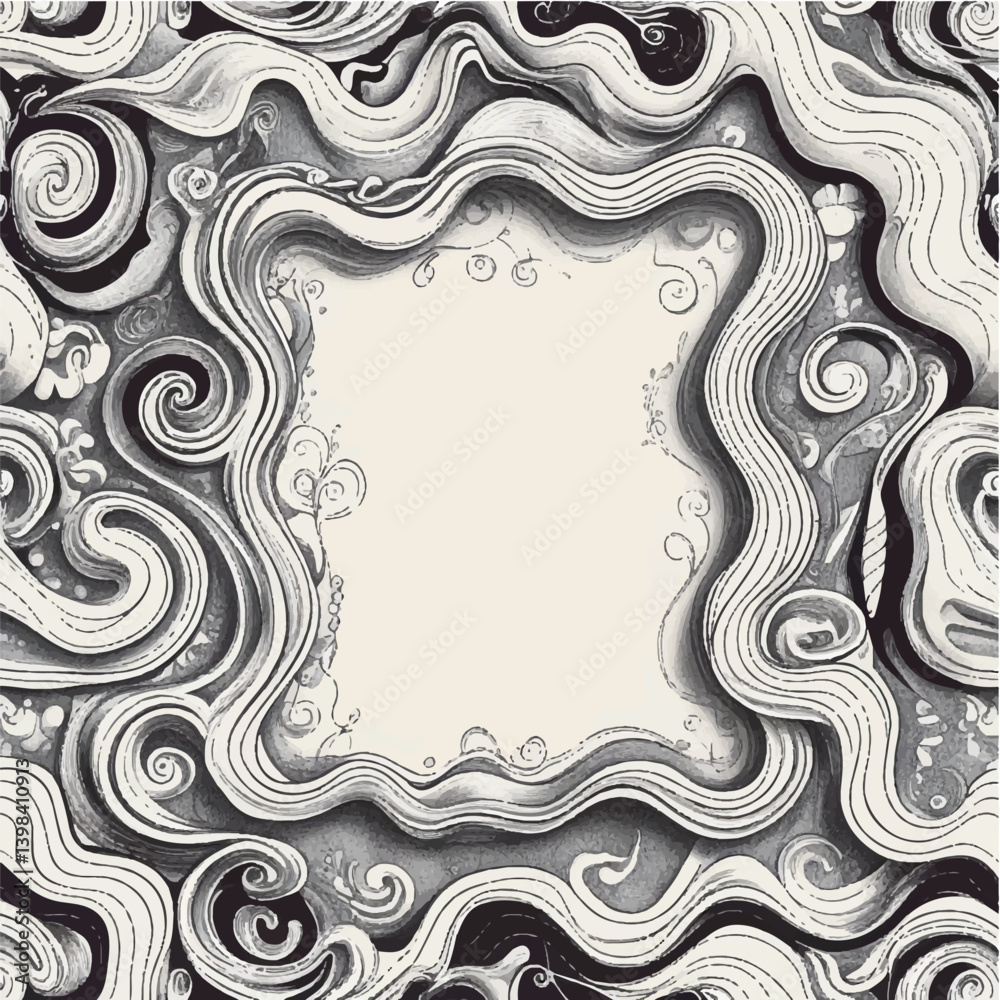 abstract background with frame abstract background with frame