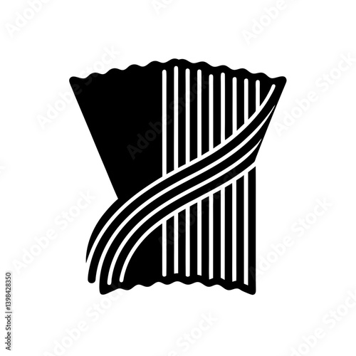 Pasta Icon Italian Food Vector Illustration Design