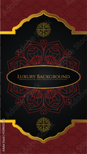 Elegant luxury label background with gold foil elements and dark textured backdrop. Perfect for premium branding and high-end packaging.

