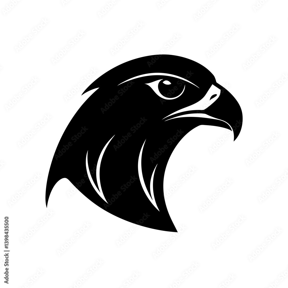 Obraz premium eagle head vector illustration