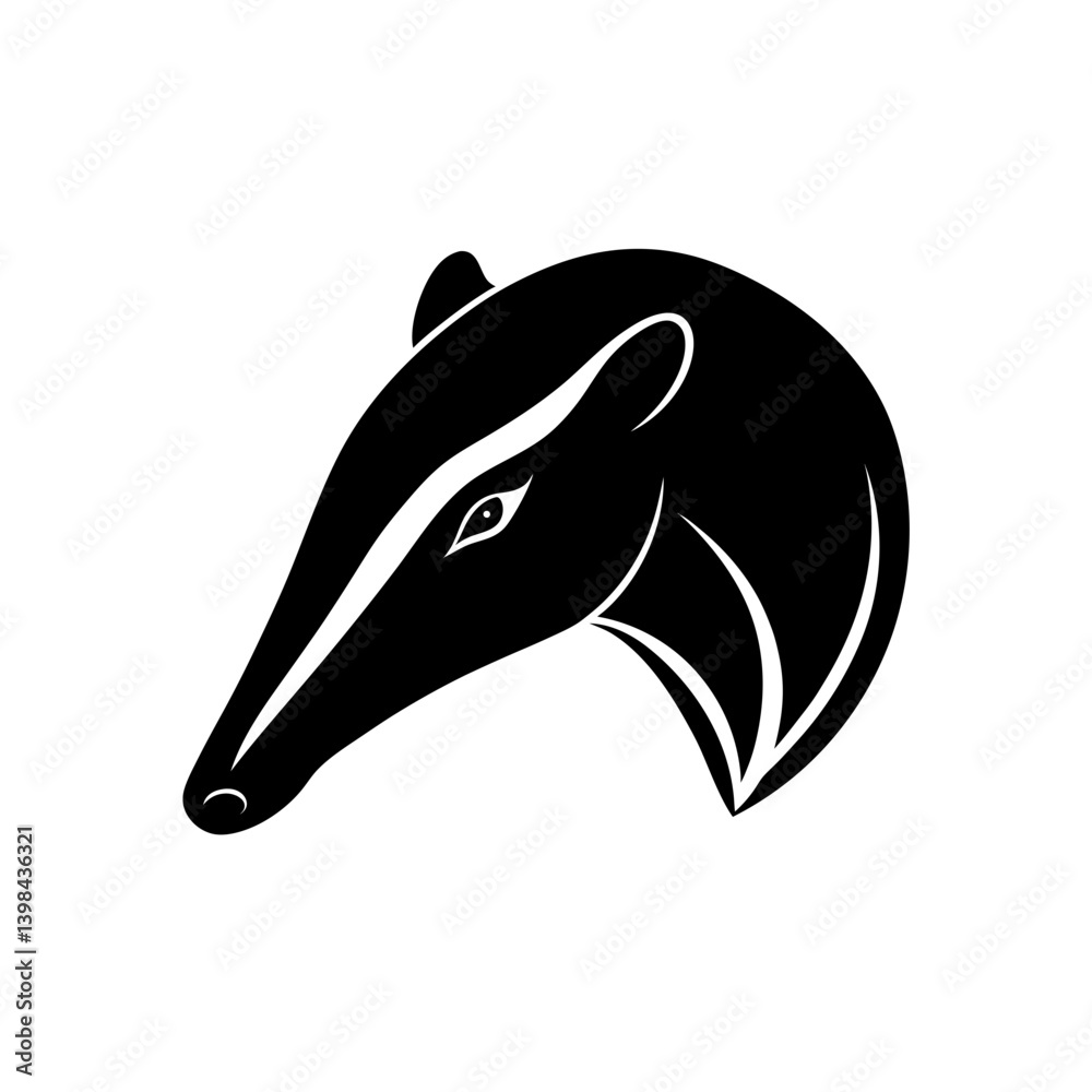 Naklejka premium vector image of a horse head