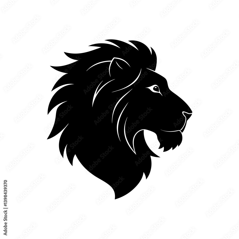 Fototapeta premium lion tribal tattoo
