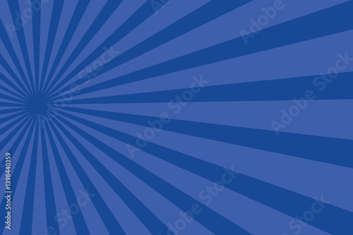 Abstract blue sun rays sunburst backdrop background. seamless retro vintage burst sunrise sunbeam element spiral striped illustration sunray template wallpaper design