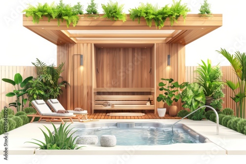 Relaxing Spa Setting