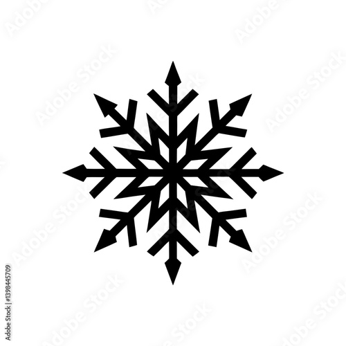 snowflake vector illustration