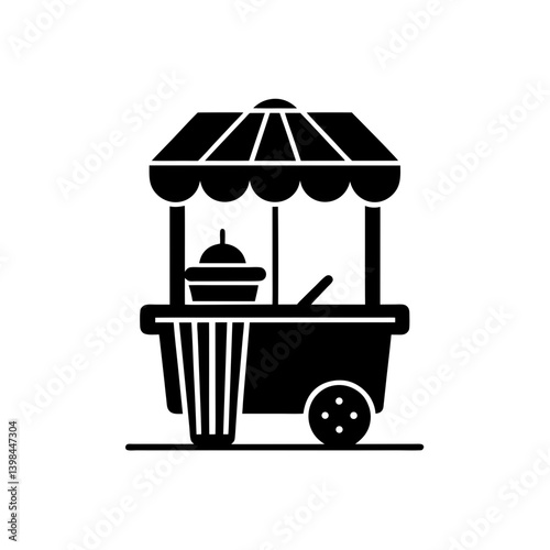 illustration of an umbrella on a white background