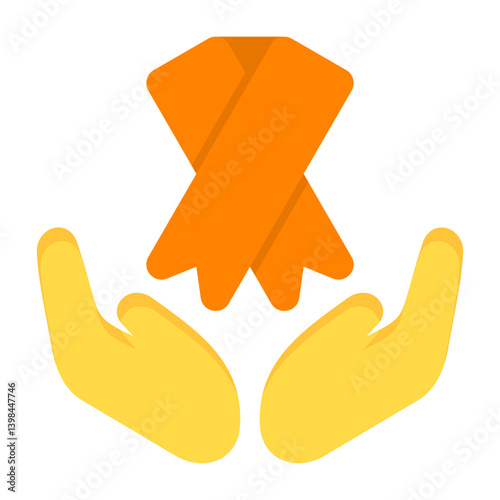 Support a Cause Flat Icon