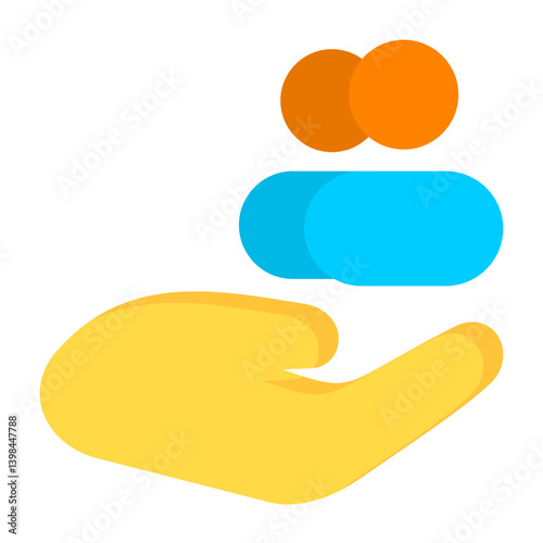 Social Responsibility Flat Icon