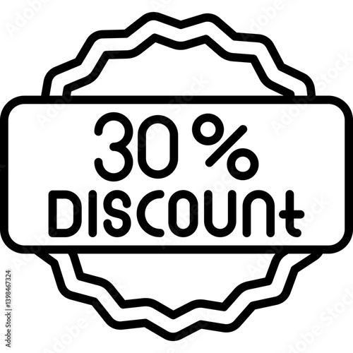 Discount Icon Vector Element