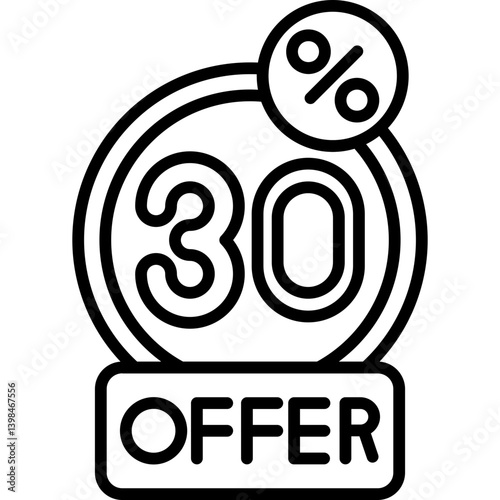 Discount Icon Vector Element