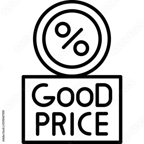 Good Price Icon Vector Element