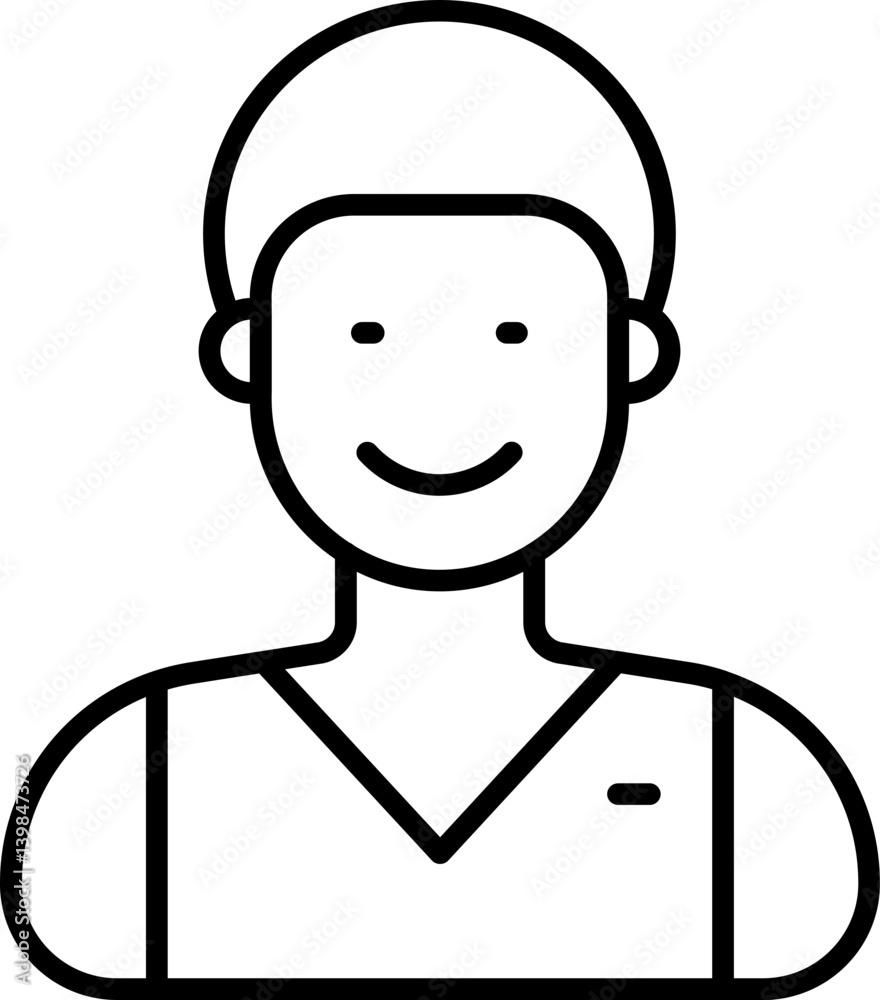 Football Player icon stock vector illustration Football Player icon stock vector illustration