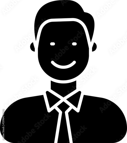Secretary icon stock vector illustration