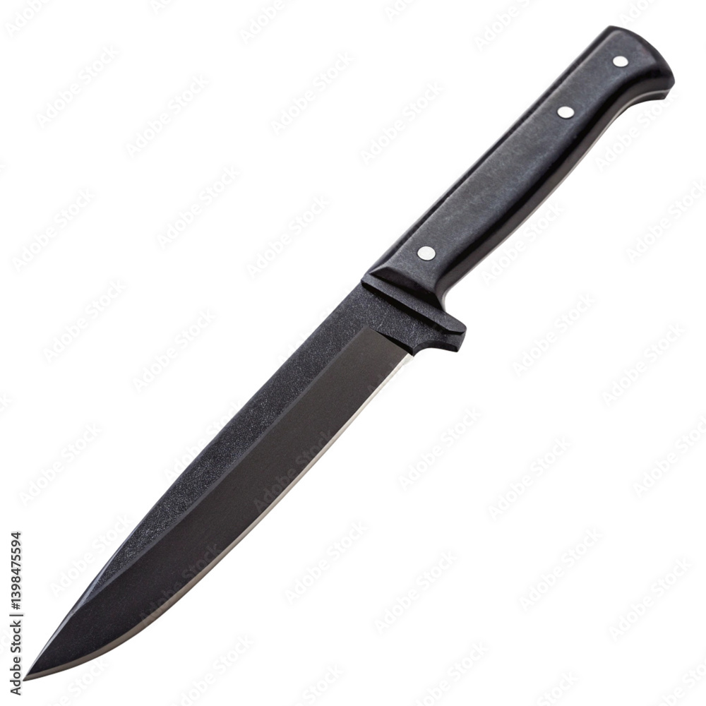 Fixed Blade Knife with Plastic Handle and Full Tang Construction Fixed Blade Knife with Plastic Handle and Full Tang Construction