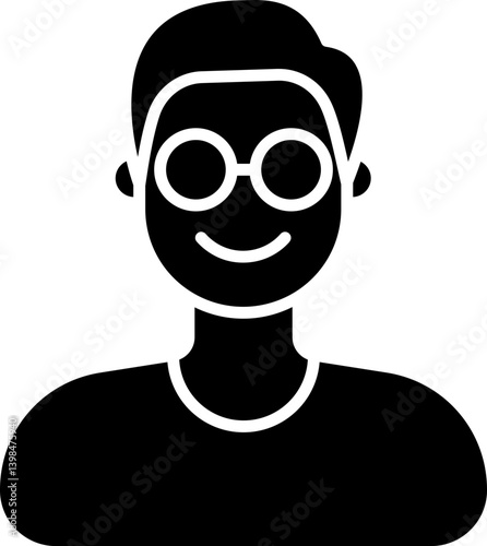 Librarian icon stock vector illustration