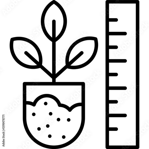 Measuring Icon Vector Element