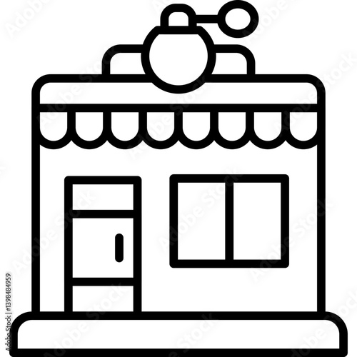 Perfume Shop Icon Vector Element
