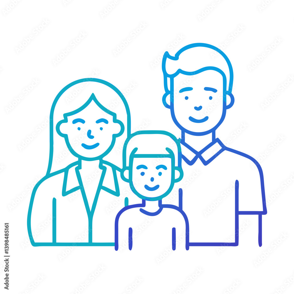family icon, family vector illustration-simple illustration of family, perfect for family logos and icons family icon, family vector illustration-simple illustration of family, perfect for family logos and icons