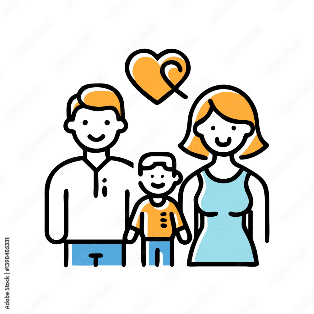 family life icon, family life vector illustration-simple illustration of family life, perfect for family life logos and icons family life icon, family life vector illustration-simple illustration of family life, perfect for family life logos and icons