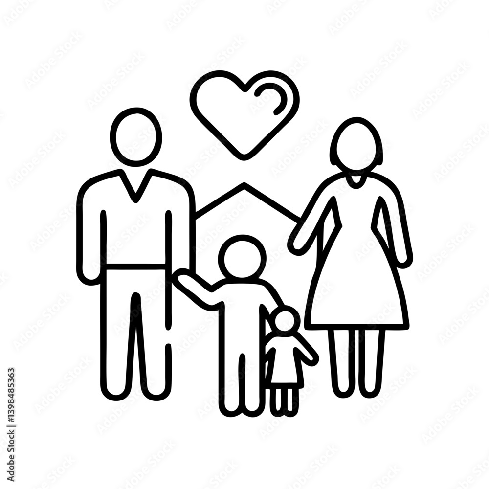 family life icon, family life vector illustration-simple illustration of family life, perfect for family life logos and icons family life icon, family life vector illustration-simple illustration of family life, perfect for family life logos and icons