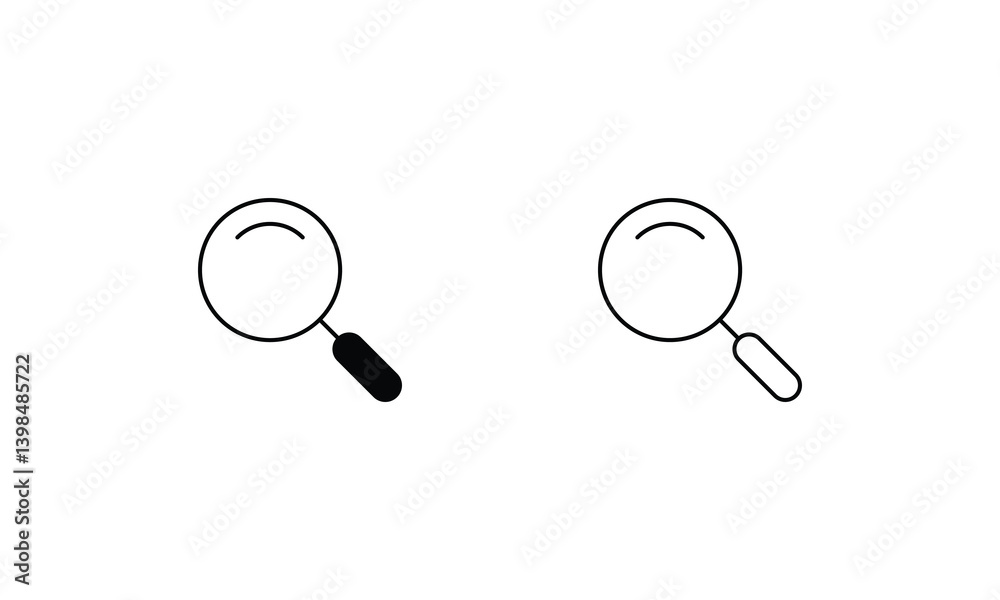 SEARCH icons set vector stock illustration SEARCH icons set vector stock illustration