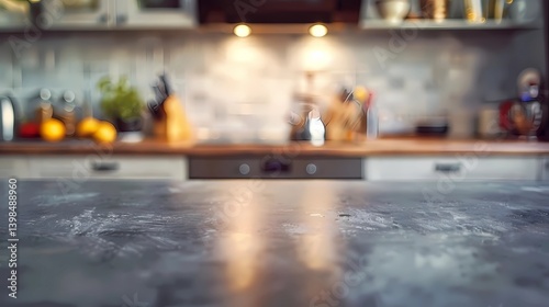 Wallpaper Mural Close up of texture of worktop in kitchen at home, Generative AI illustrations. Torontodigital.ca