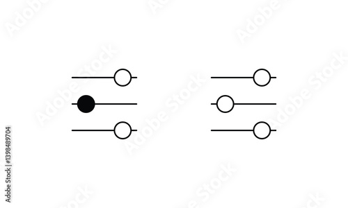 SETTING icons set vector stock illustration