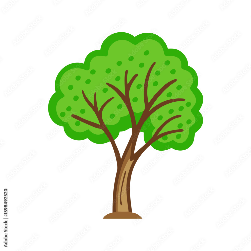 green tree icon, green tree vector illustration-simple illustration of green tree, perfect for green tree logos and icons green tree icon, green tree vector illustration-simple illustration of green tree, perfect for green tree logos and icons