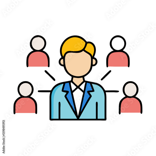 individual person icon, individual person vector illustration-simple illustration of individual person, perfect for individual person logos and icons