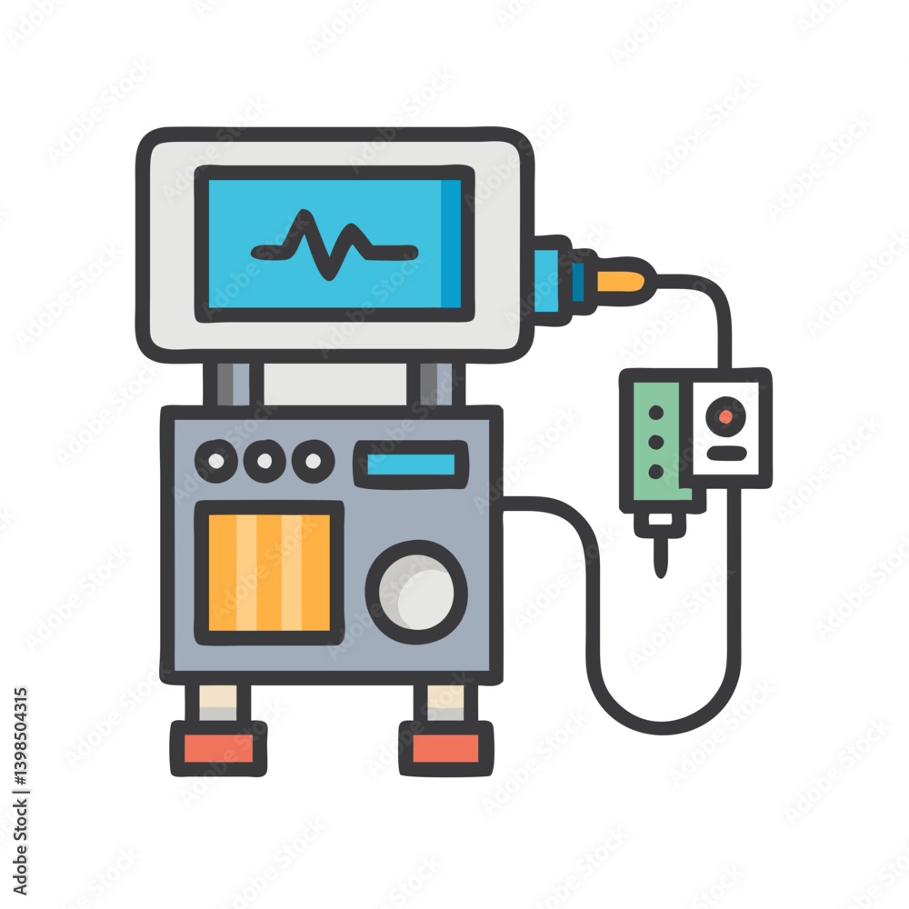 Fototapeta premium Anesthesia Ventilator Device